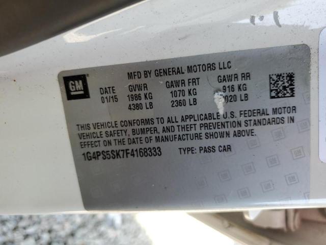 Photo 11 VIN: 1G4PS5SK7F4168333 - BUICK VERANO 