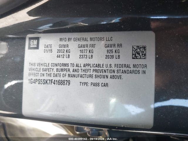 Photo 8 VIN: 1G4PS5SK7F4168879 - BUICK VERANO 