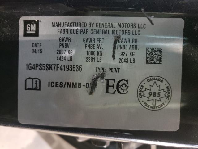 Photo 9 VIN: 1G4PS5SK7F4193636 - BUICK VERANO 