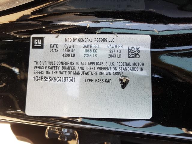 Photo 9 VIN: 1G4PS5SK9C4187641 - BUICK VERANO 