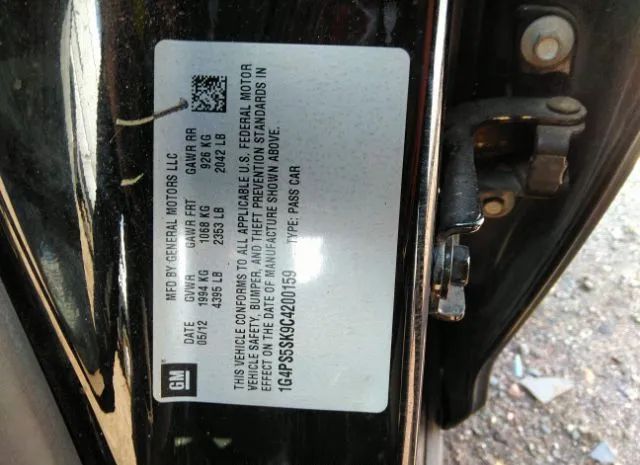 Photo 8 VIN: 1G4PS5SK9C4200159 - BUICK VERANO 