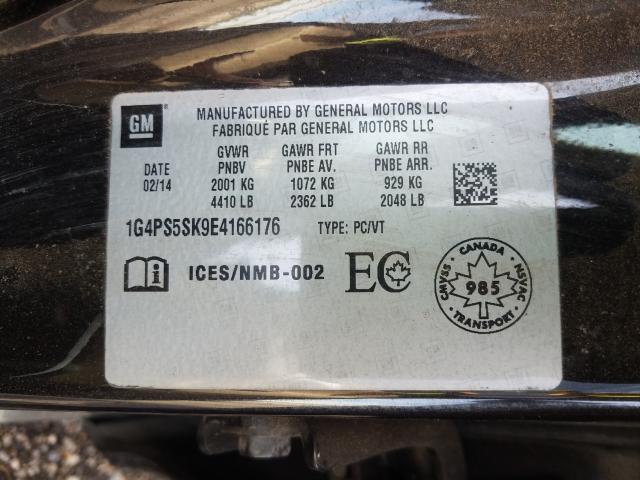 Photo 9 VIN: 1G4PS5SK9E4166176 - BUICK VERANO 