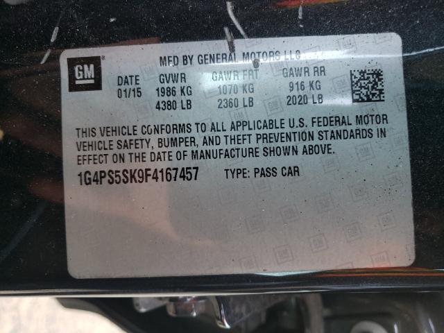 Photo 9 VIN: 1G4PS5SK9F4167457 - BUICK VERANO 