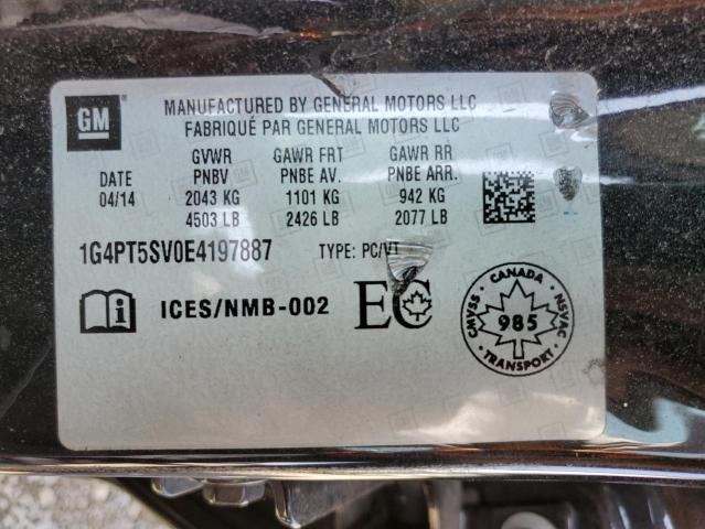 Photo 12 VIN: 1G4PT5SV0E4197887 - BUICK VERANO PRE 