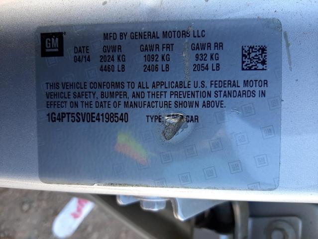 Photo 9 VIN: 1G4PT5SV0E4198540 - BUICK VERANO PRE 