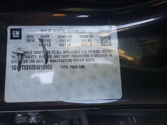 Photo 9 VIN: 1G4PT5SV2E4218853 - BUICK VERANO PRE 