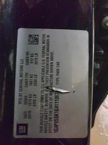 Photo 12 VIN: 1G4PV5SK1G4111067 - BUICK VERANO 1SV 