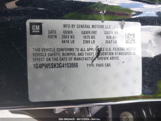 Photo 8 VIN: 1G4PW5SK3G4153866 - BUICK VERANO 