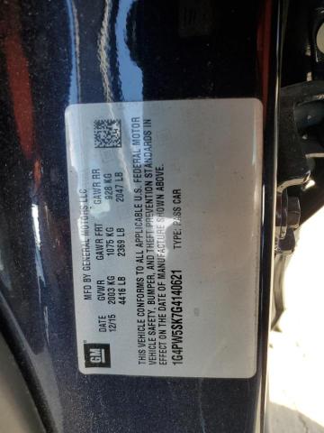 Photo 11 VIN: 1G4PW5SK7G4140621 - BUICK VERANO 