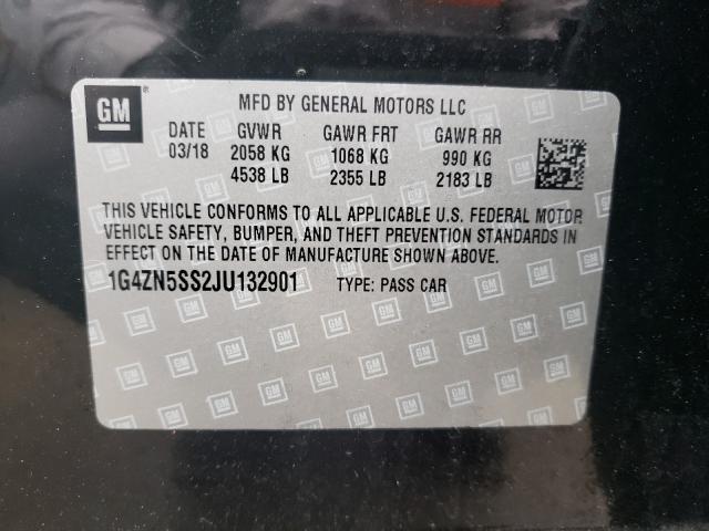 Photo 9 VIN: 1G4ZN5SS2JU132901 - BUICK LACROSSE 