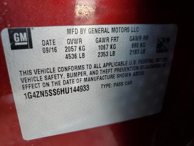 Photo 12 VIN: 1G4ZN5SS6HU144933 - BUICK LACROSSE P 