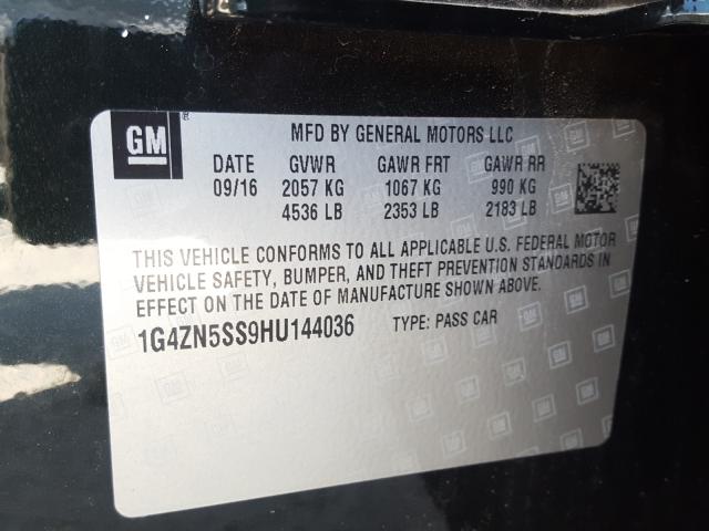 Photo 9 VIN: 1G4ZN5SS9HU144036 - BUICK LACROSSE P 