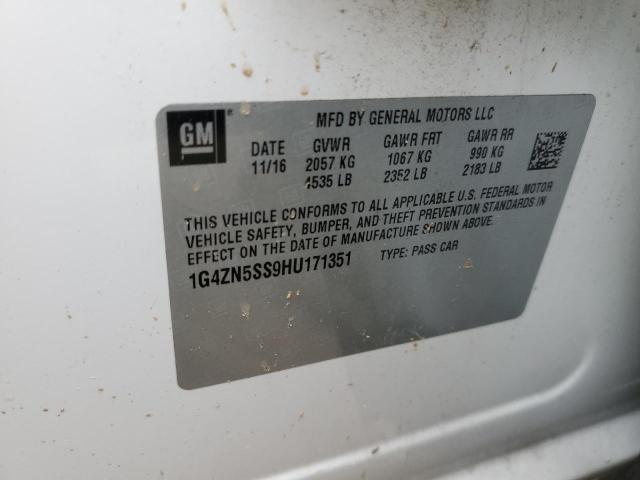 Photo 12 VIN: 1G4ZN5SS9HU171351 - BUICK LACROSSE 