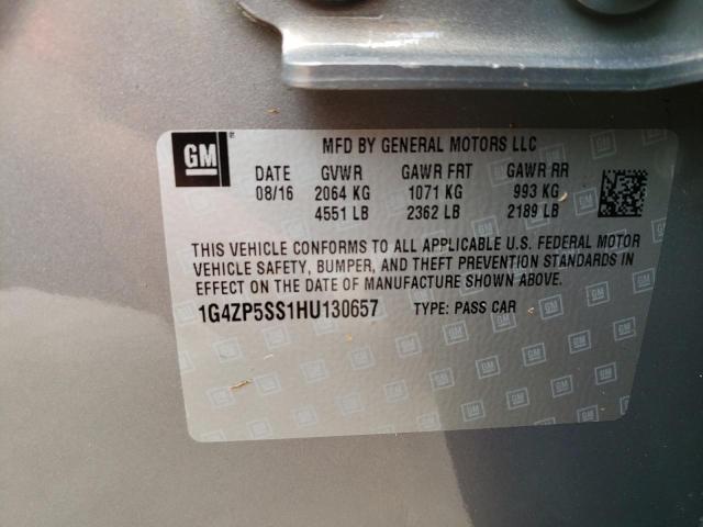 Photo 9 VIN: 1G4ZP5SS1HU130657 - BUICK LACROSSE E 