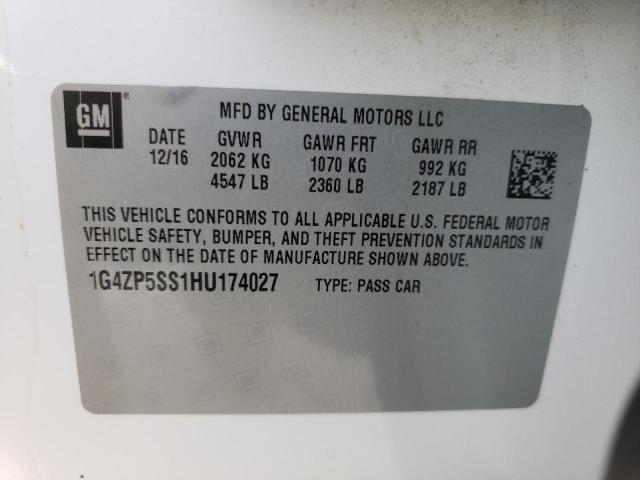 Photo 9 VIN: 1G4ZP5SS1HU174027 - BUICK LACROSSE E 