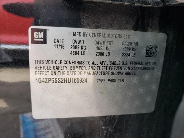 Photo 11 VIN: 1G4ZP5SS2HU166924 - BUICK LACROSSE E 