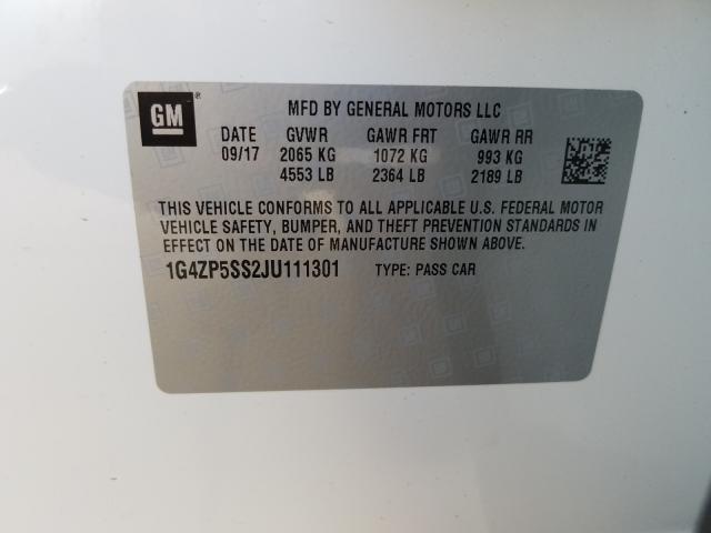 Photo 9 VIN: 1G4ZP5SS2JU111301 - BUICK LACROSSE E 