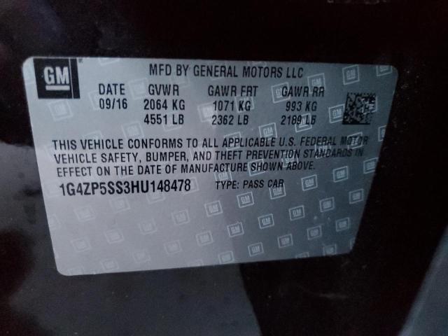 Photo 11 VIN: 1G4ZP5SS3HU148478 - BUICK LACROSSE E 