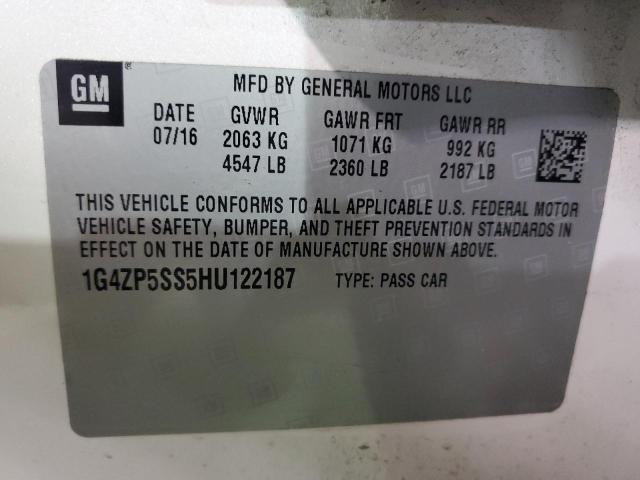 Photo 11 VIN: 1G4ZP5SS5HU122187 - BUICK LACROSSE 