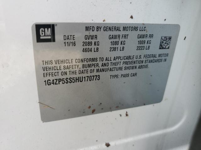 Photo 12 VIN: 1G4ZP5SS5HU170773 - BUICK LACROSSE E 