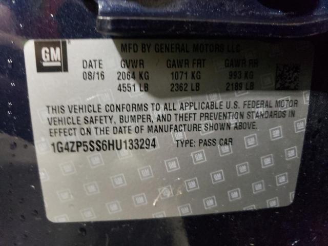 Photo 11 VIN: 1G4ZP5SS6HU133294 - BUICK LACROSSE E 