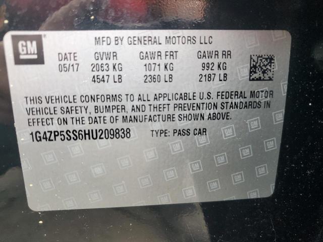 Photo 11 VIN: 1G4ZP5SS6HU209838 - BUICK LACROSSE E 