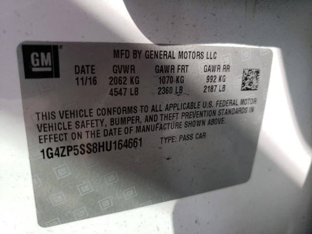 Photo 11 VIN: 1G4ZP5SS8HU164661 - BUICK LACROSSE E 