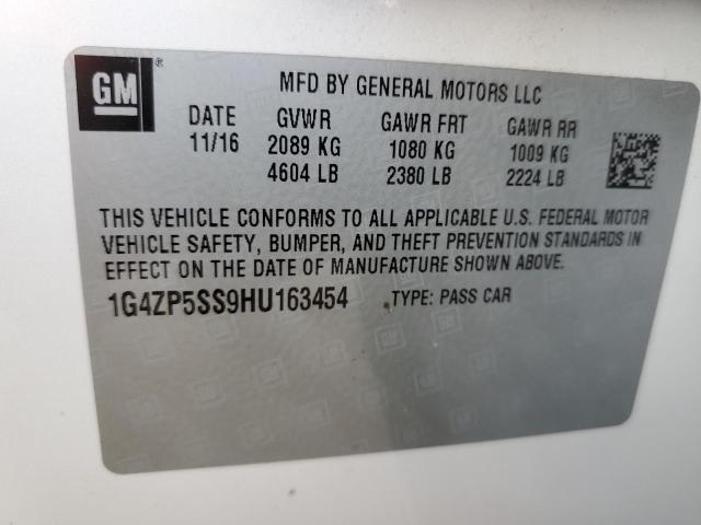 Photo 11 VIN: 1G4ZP5SS9HU163454 - BUICK LACROSSE E 