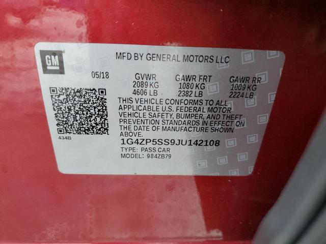 Photo 11 VIN: 1G4ZP5SS9JU142108 - BUICK LACROSSE E 