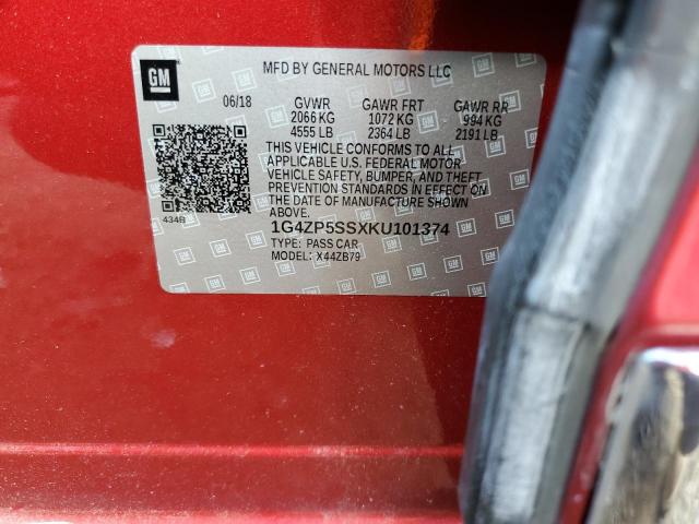 Photo 11 VIN: 1G4ZP5SSXKU101374 - BUICK LACROSSE E 