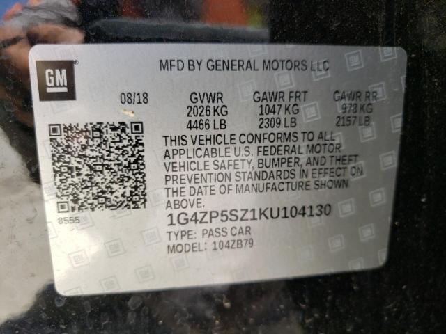 Photo 9 VIN: 1G4ZP5SZ1KU104130 - BUICK LACROSSE E 