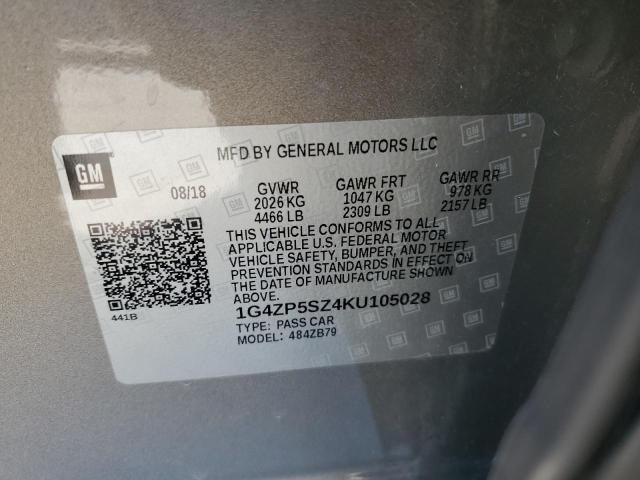 Photo 11 VIN: 1G4ZP5SZ4KU105028 - BUICK LACROSSE E 