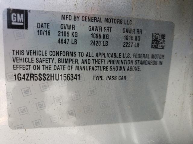 Photo 9 VIN: 1G4ZR5SS2HU156341 - BUICK LACROSSE P 