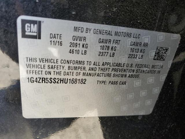 Photo 11 VIN: 1G4ZR5SS2HU168182 - BUICK LACROSSE 