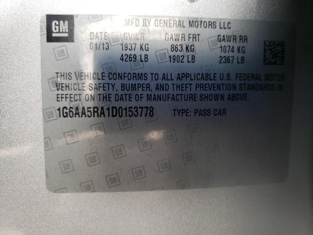 Photo 9 VIN: 1G6AA5RA1D0153778 - CADILLAC ATS 