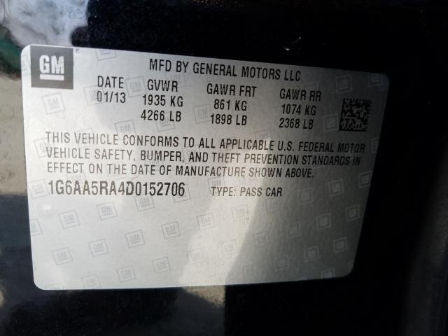 Photo 9 VIN: 1G6AA5RA4D0152706 - CADILLAC ATS 