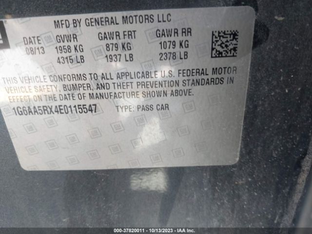 Photo 8 VIN: 1G6AA5RX4E0115547 - CADILLAC ATS 