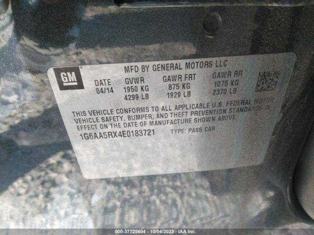 Photo 8 VIN: 1G6AA5RX4E0183721 - CADILLAC ATS 