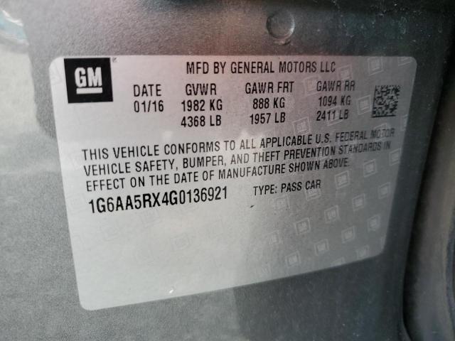 Photo 11 VIN: 1G6AA5RX4G0136921 - CADILLAC ATS 