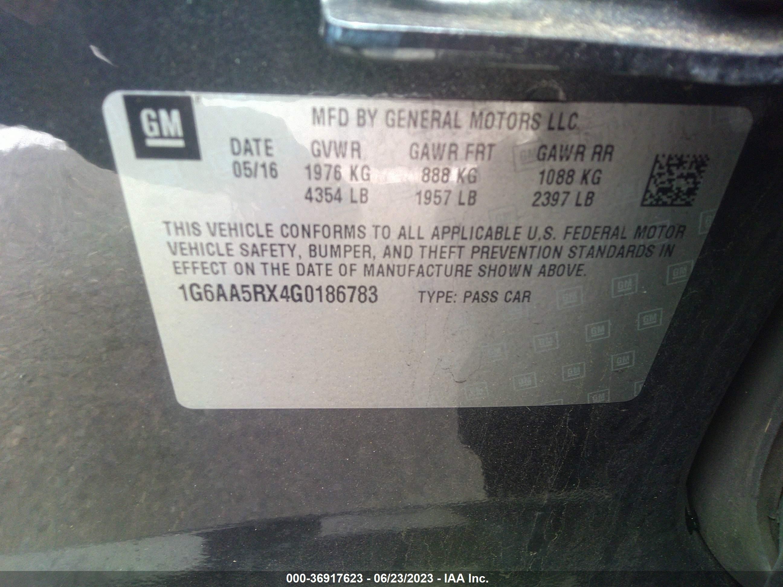 Photo 8 VIN: 1G6AA5RX4G0186783 - CADILLAC ATS 