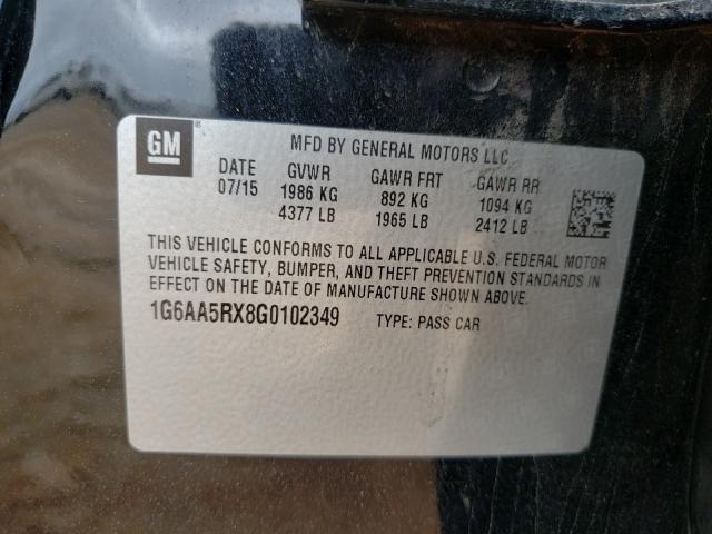 Photo 9 VIN: 1G6AA5RX8G0102349 - CADILLAC ATS 