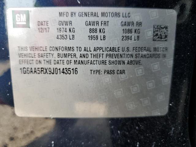 Photo 12 VIN: 1G6AA5RX9J0143516 - CADILLAC ATS 