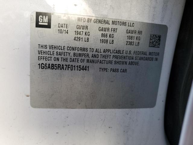 Photo 11 VIN: 1G6AB5RA7F0115441 - CADILLAC ATS 