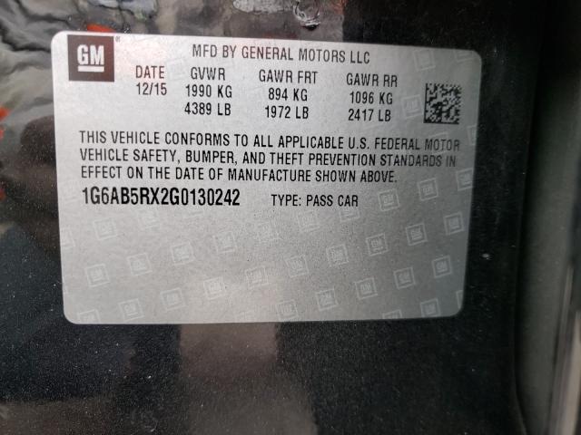 Photo 9 VIN: 1G6AB5RX2G0130242 - CADILLAC ATS 