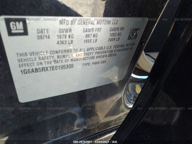 Photo 8 VIN: 1G6AB5RX7E0195309 - CADILLAC ATS 