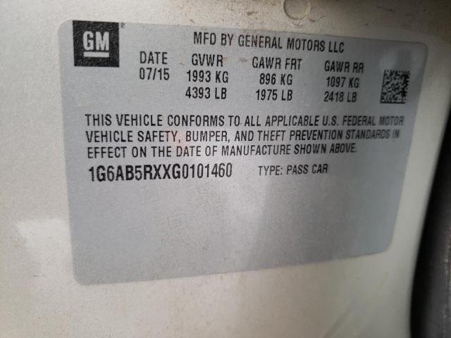 Photo 12 VIN: 1G6AB5RXXG0101460 - CADILLAC ATS 