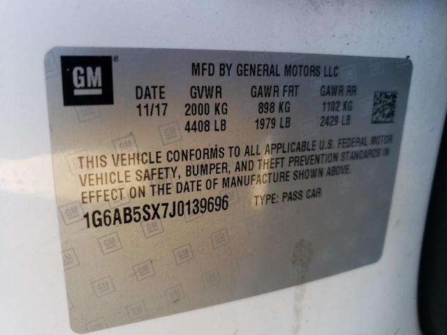 Photo 11 VIN: 1G6AB5SX7J0139696 - CADILLAC ATS 