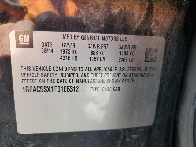 Photo 11 VIN: 1G6AC5SX1F0106312 - CADILLAC ATS PERFOR 