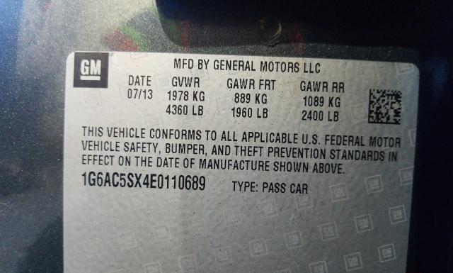 Photo 9 VIN: 1G6AC5SX4E0110689 - CADILLAC ATS 