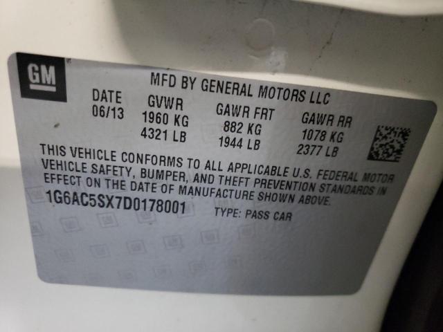 Photo 9 VIN: 1G6AC5SX7D0178001 - CADILLAC ATS PERFOR 